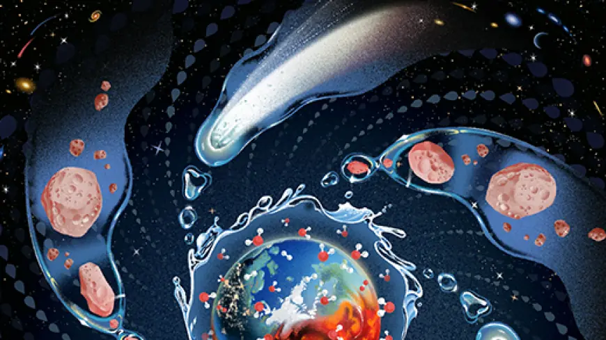 Where Did Earth Get Its Oceans? Maybe It Made Them Itself.